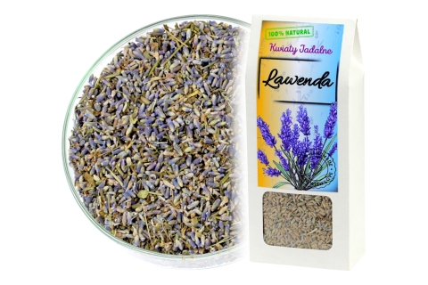 Kwiaty Jadalne LAWENDA KWIAT (15g) Do Dekoracji, Naparów i Na Prezent